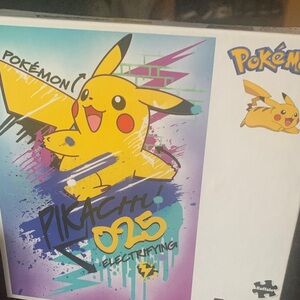 Pokemon Pikachu Puzzle Box — Yellow, Red, Blue Accents